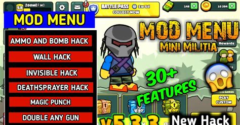 mini militia 4.3.5 mod menu|Mini Militia v5.3.7 Mod Menu v2 Updated by Team UniqueZZ.